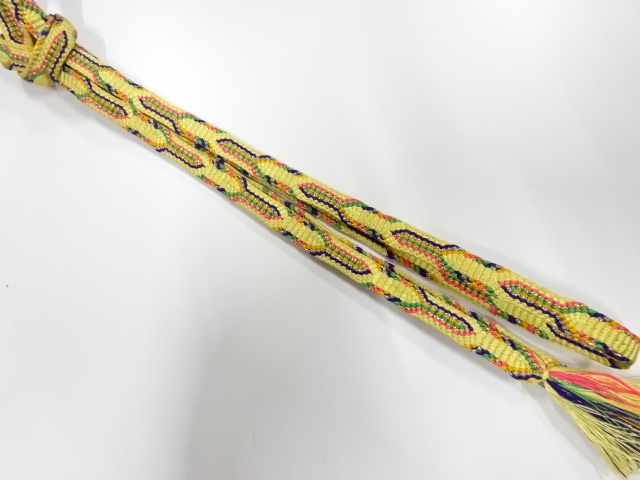 正絹　手組帯締め